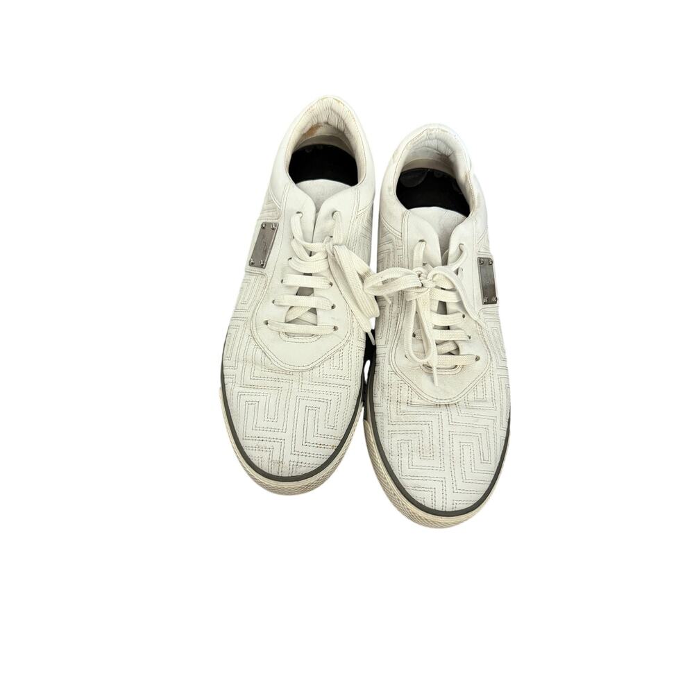 Men’s Versace sneakers white size 39 Greca embossed